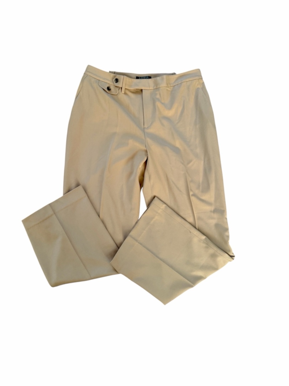 Lauren Women’s Beige Dress Slacks- Classic Tailored Fit